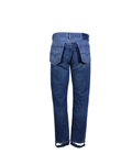 DECONSTRUCTED LEVI’S JEANS WITH EXTRA WAISTBAND AND POCKET LAYER