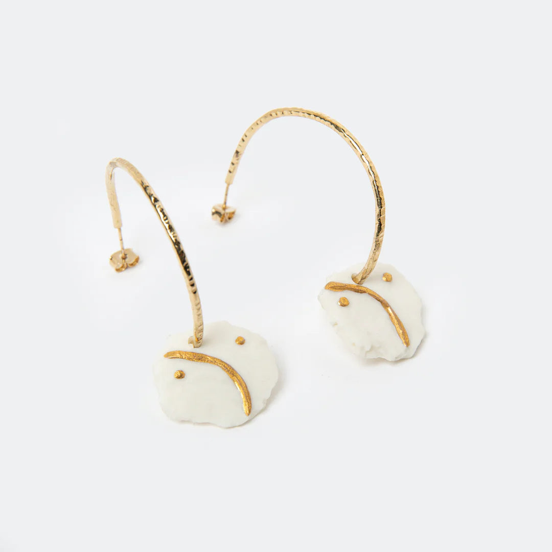 Jacqueline VIII Große kreolische Ohrringe