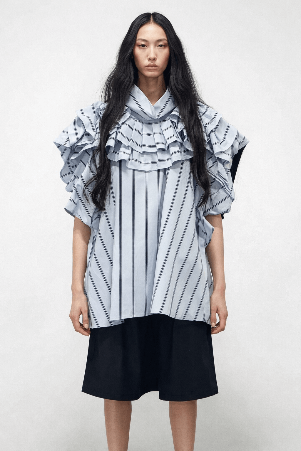 Babyblaues ärmelloses Top