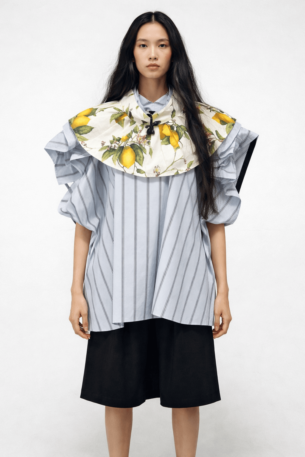 Babyblaues ärmelloses Top