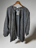 Strukturierte Offene Jacke