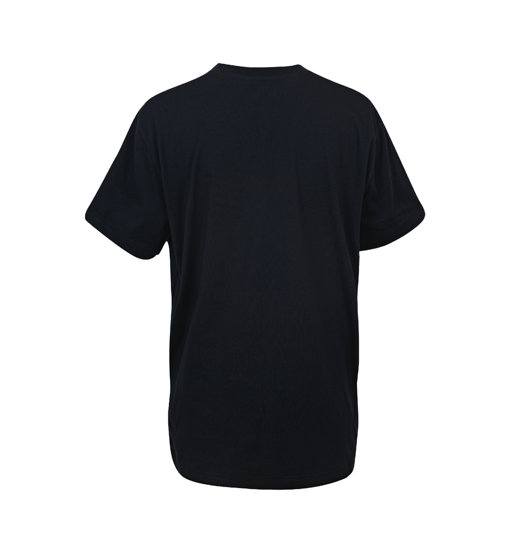 „VILLAIN“ SCHWARZER CREWNECK AUS GOTS-ZERTIFIZIERTER BIO-BAUMWOLLE