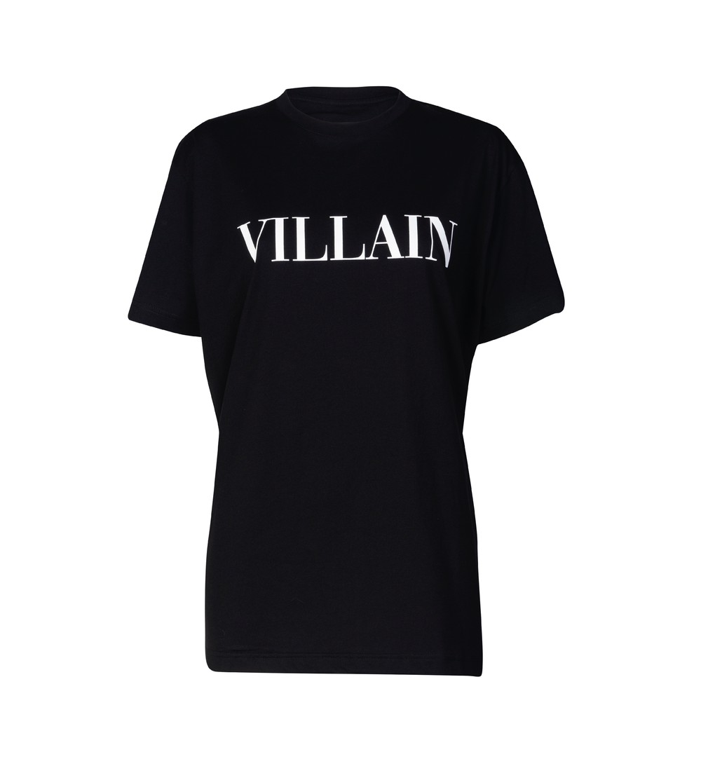 „VILLAIN“ SCHWARZER CREWNECK AUS GOTS-ZERTIFIZIERTER BIO-BAUMWOLLE
