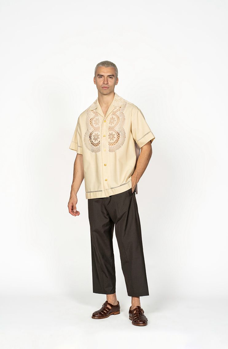 Das André Hemd / Sterne in Kreisen