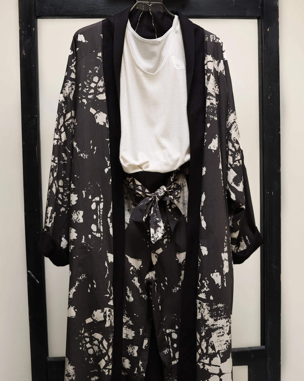RE-GARDE Jacket 006 fine art print cotton jacket front view at NOUS Studio