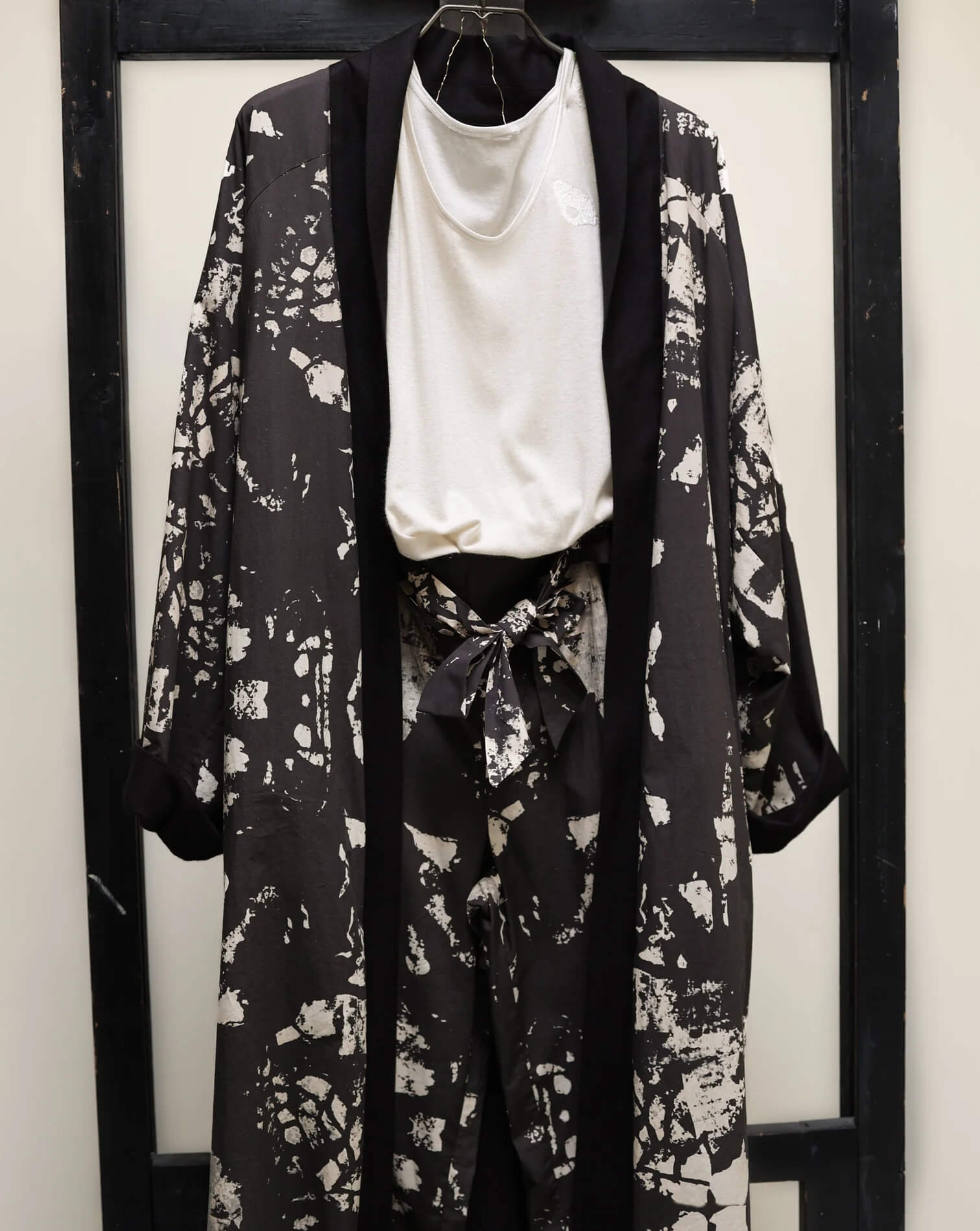 RE-GARDE Jacket 006 fine art print cotton jacket front view at NOUS Studio