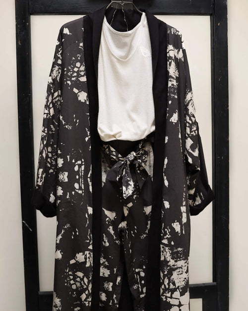 RE-GARDE Jacket 006 fine art print cotton jacket front view at NOUS Studio