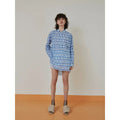 RE-GARDE Shirt 007 fine art print organic cotton shirt front view at NOUS Studio