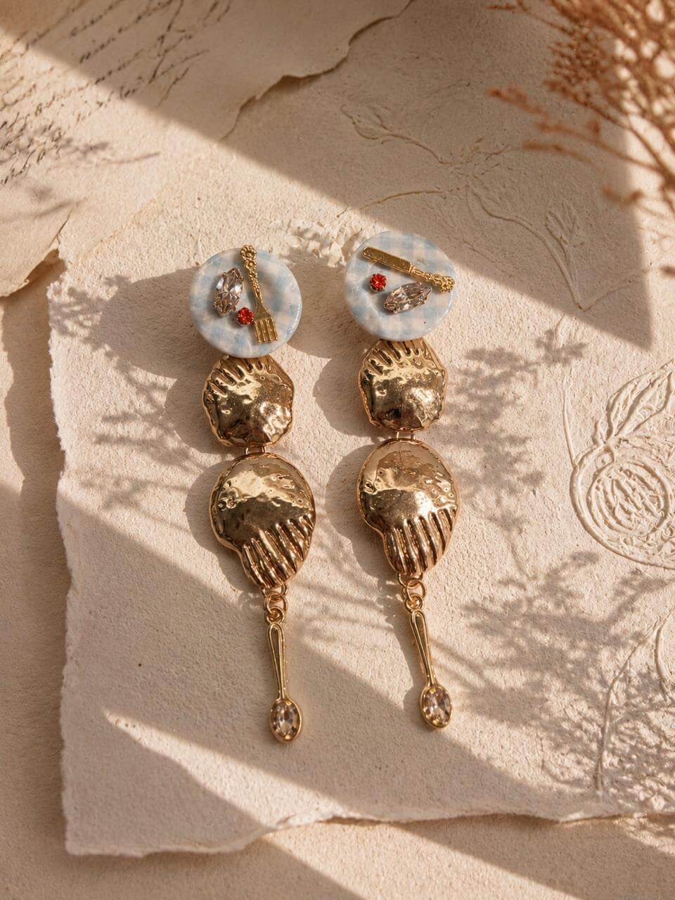 The Summer Table Ohrringe mit Swarovski Kristallen